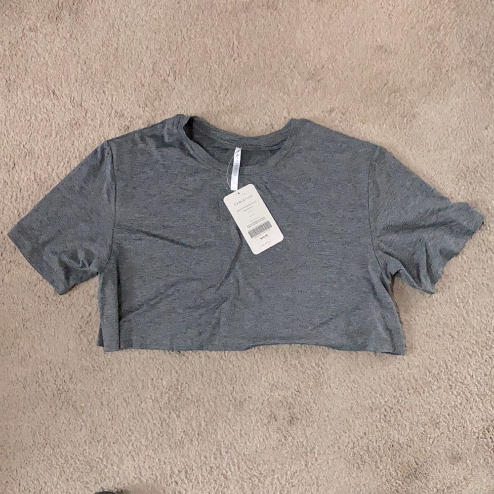 Fabletics grey Crop Top size XL - Picture 2 of 4